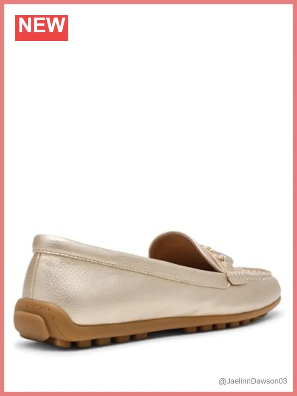 Faux Leather Driving Loafer Moc Toe Slip-On Comfort Women's Shoes